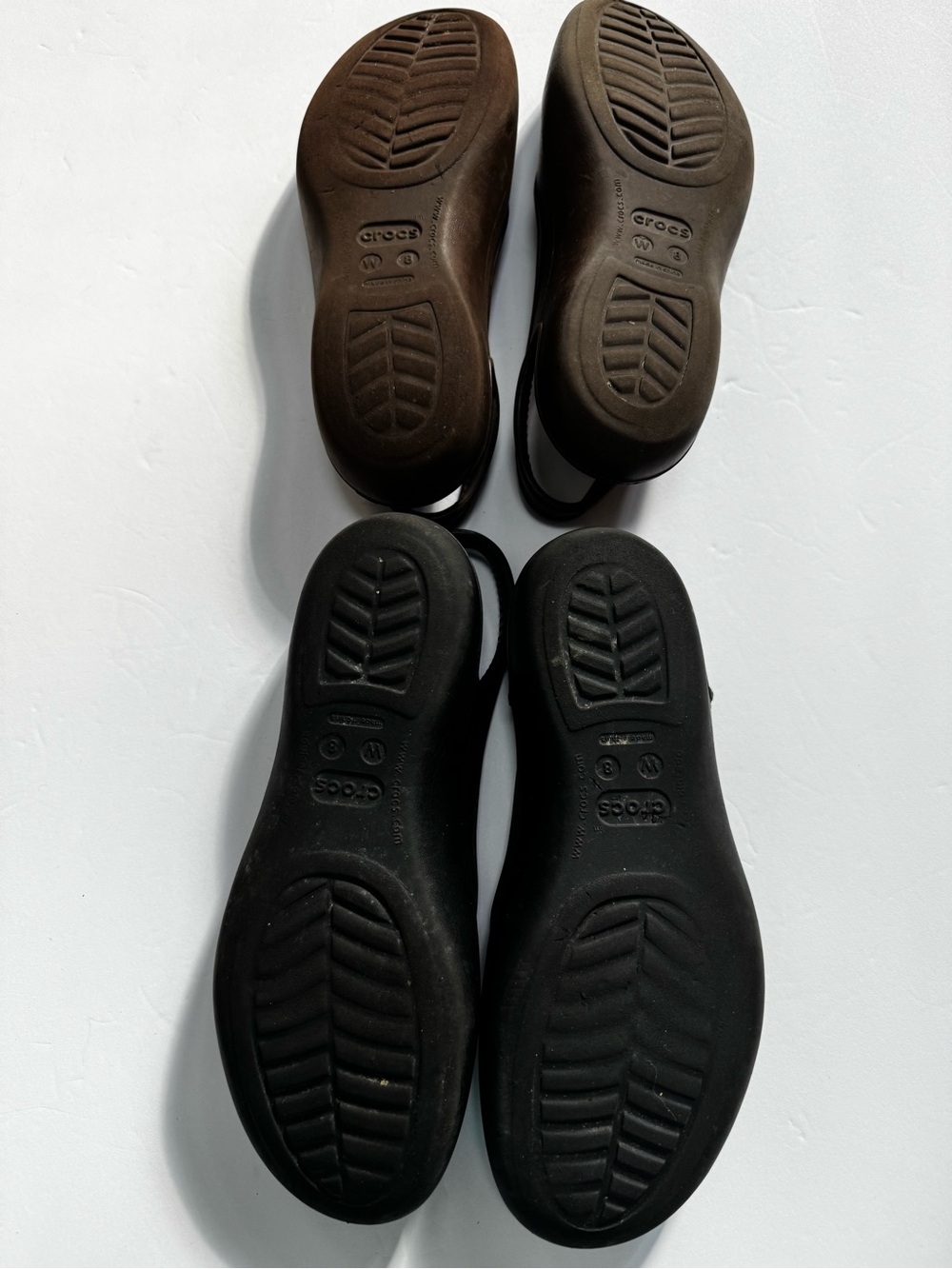 CROCS Slingback Ballet Slingback Flats Jewel Cutout Olivia Black b Womens size 8 - Picture 8 of 14